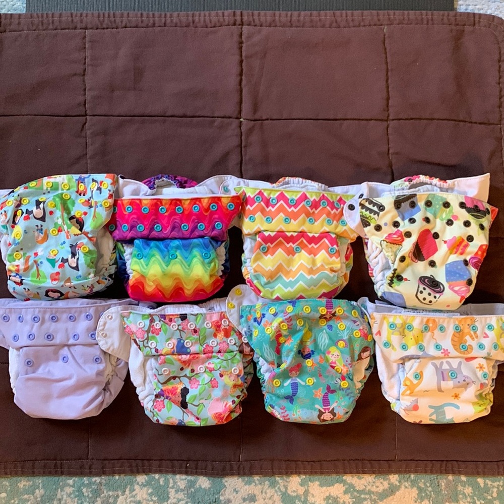 Blueberry cloth diapers size AIO
